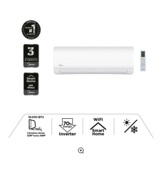 Split Inverter XtremeDura Frio-Calor 18000 Btu + Wifi