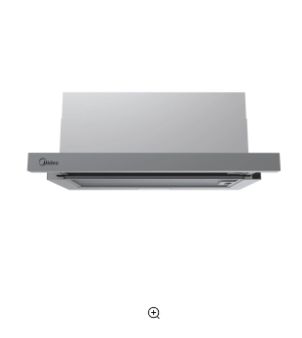 Campana de Cocina Retráctil Empotrable Gris 60cm