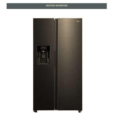 Refrigerador 569 litros No Frost Side by Side con Ice Maker
