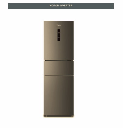 Refrigerador 263 litros No Frost Inverter Bottom Freezer