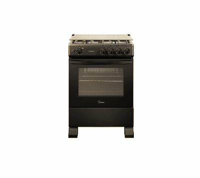 Cocina a Gas 4 Quemadores 24inch Negra