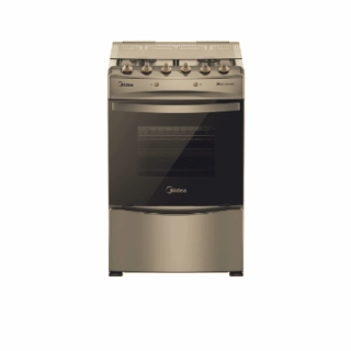 Cocina a Gas 4 quemadores 24inch Silver con Grill