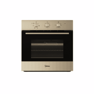 Horno Empotrado Eléctrico Gris 67 lts