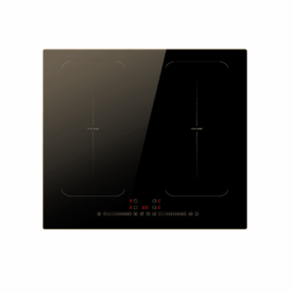 Encimera de Inducción de 4 Platos Negra